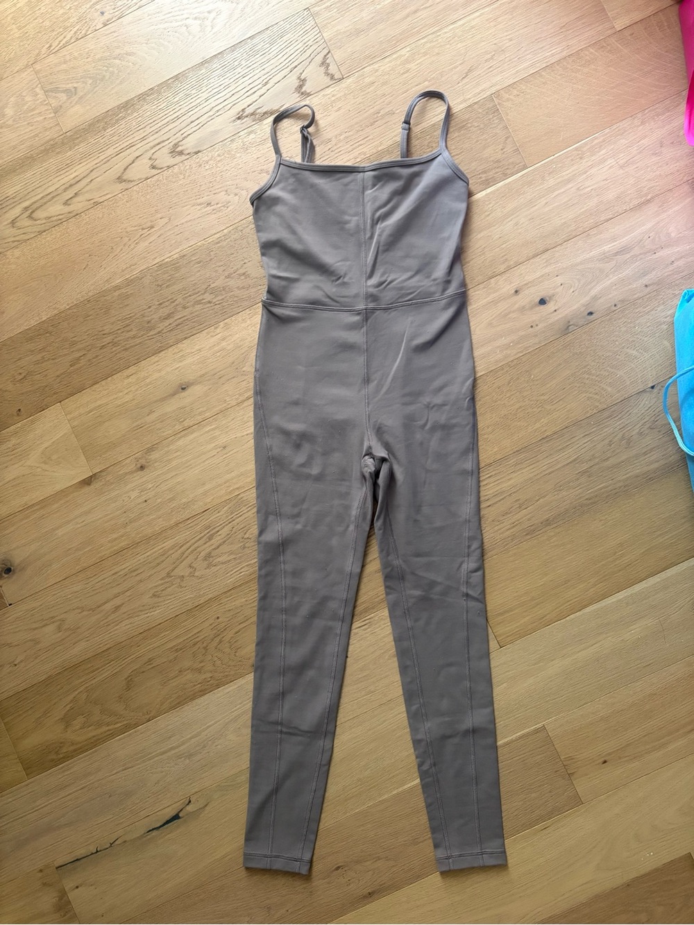 TNA Taupe Activewear One Piece (Onesie) - Size Small